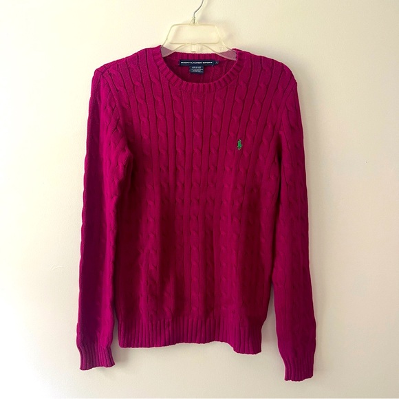 Ralph Lauren Sport Cable Knit Sweater Large - Picture 1 of 5